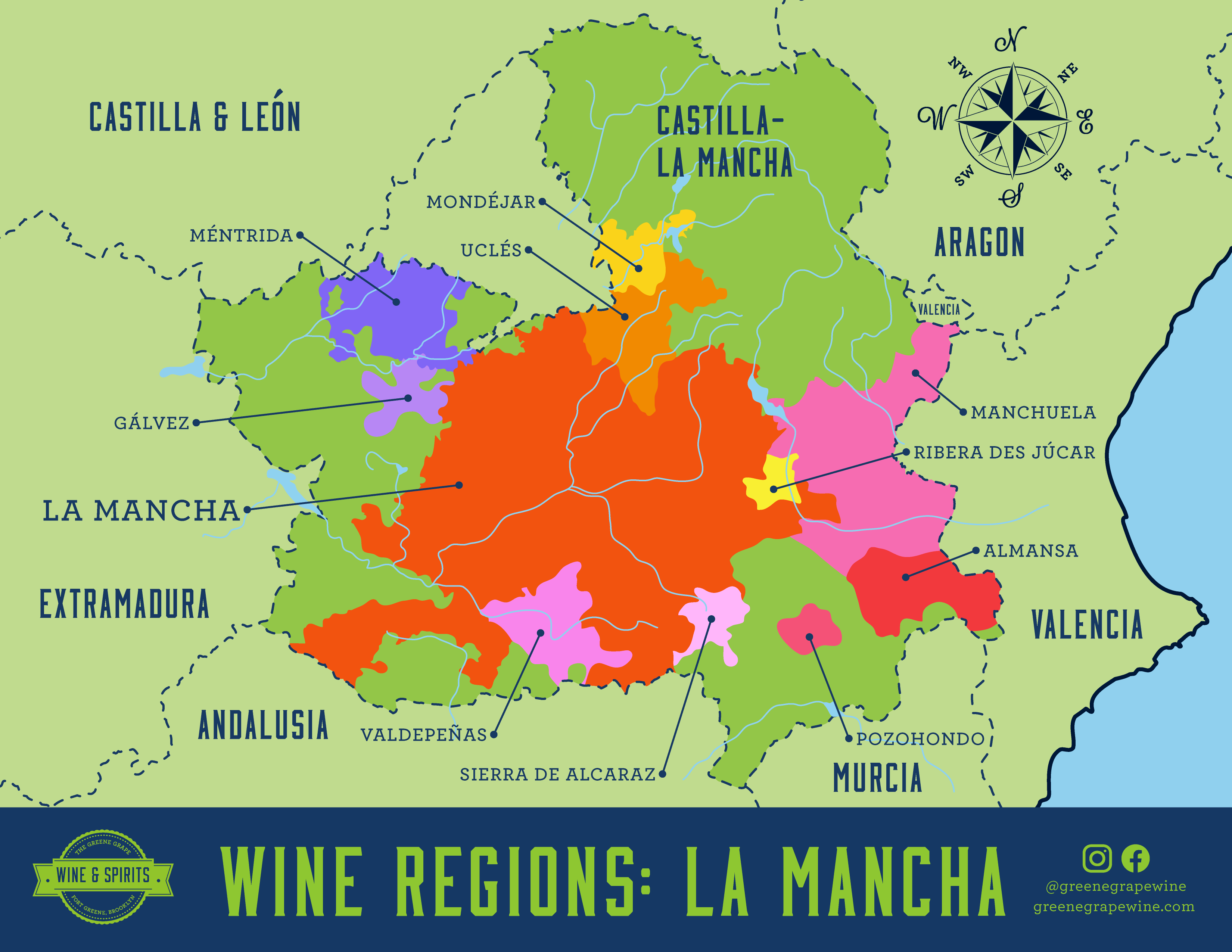 Region Of The Week Castilla La Mancha greenegrapewine