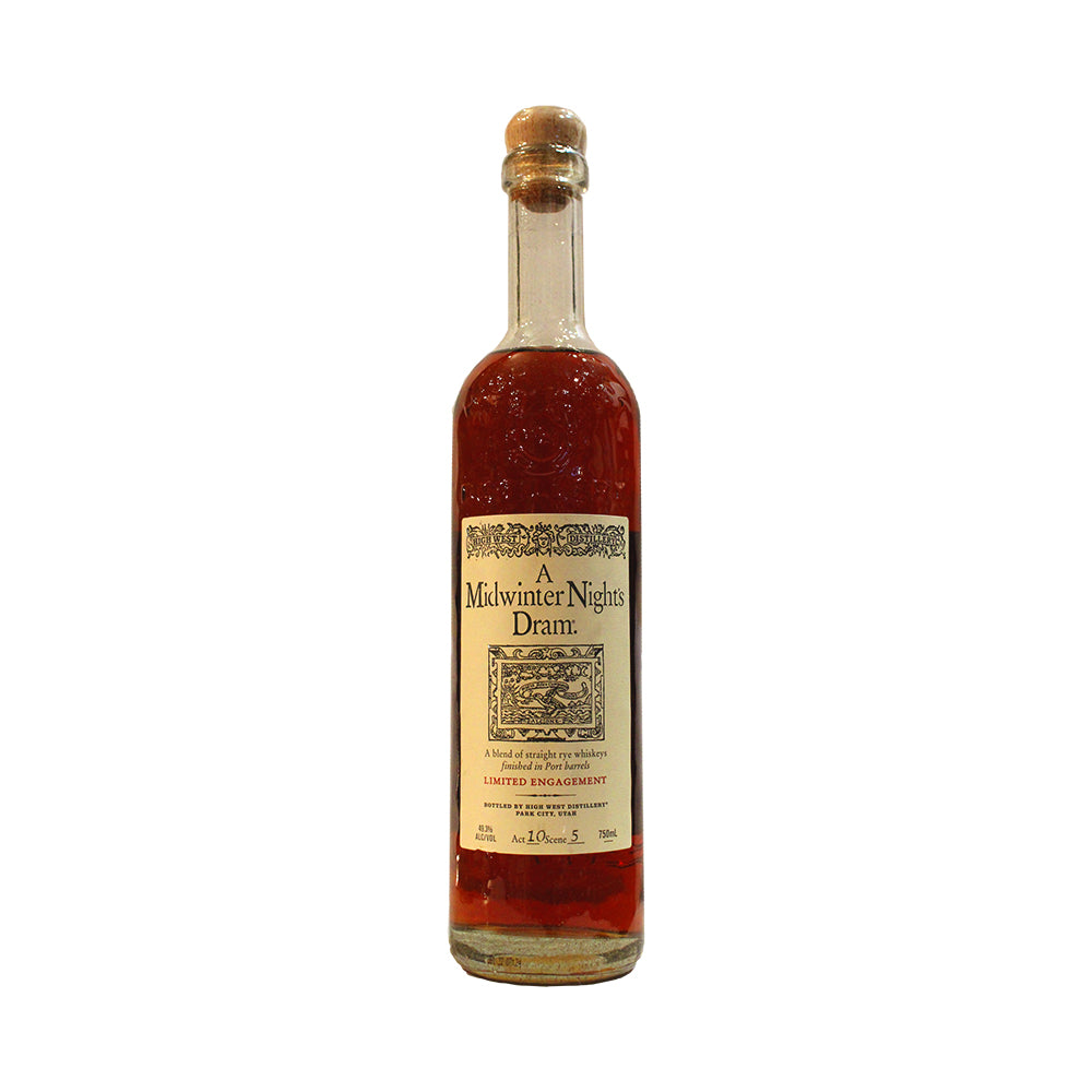 【ミッドウィンターナイトドラム】ウイスキー High West 'A Midwinter Night's Dram' From The Greene Grape