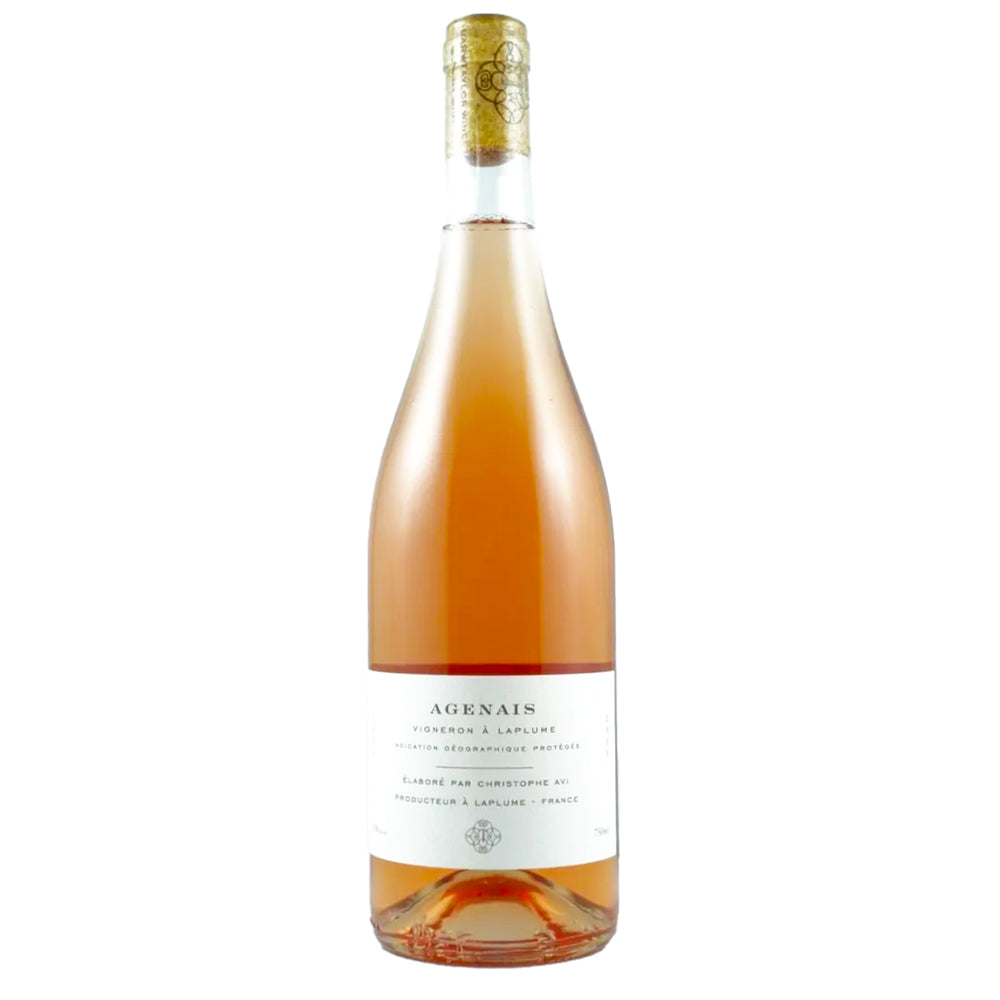A bottle of MTW IGP Agenais Rosé 2024 wine with a clear label displaying the product name and the year, set against a plain background.