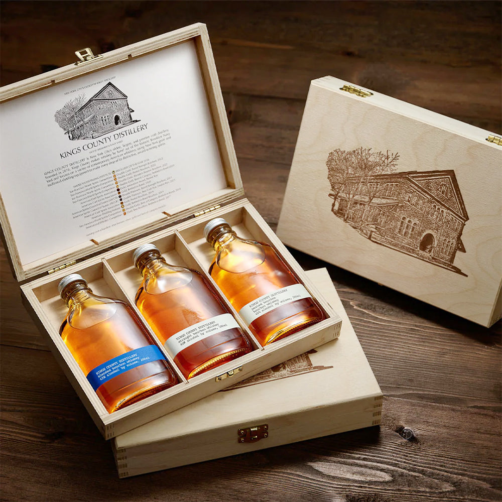 Kings County Distillery Aged Whiskey 3pc Gift Set