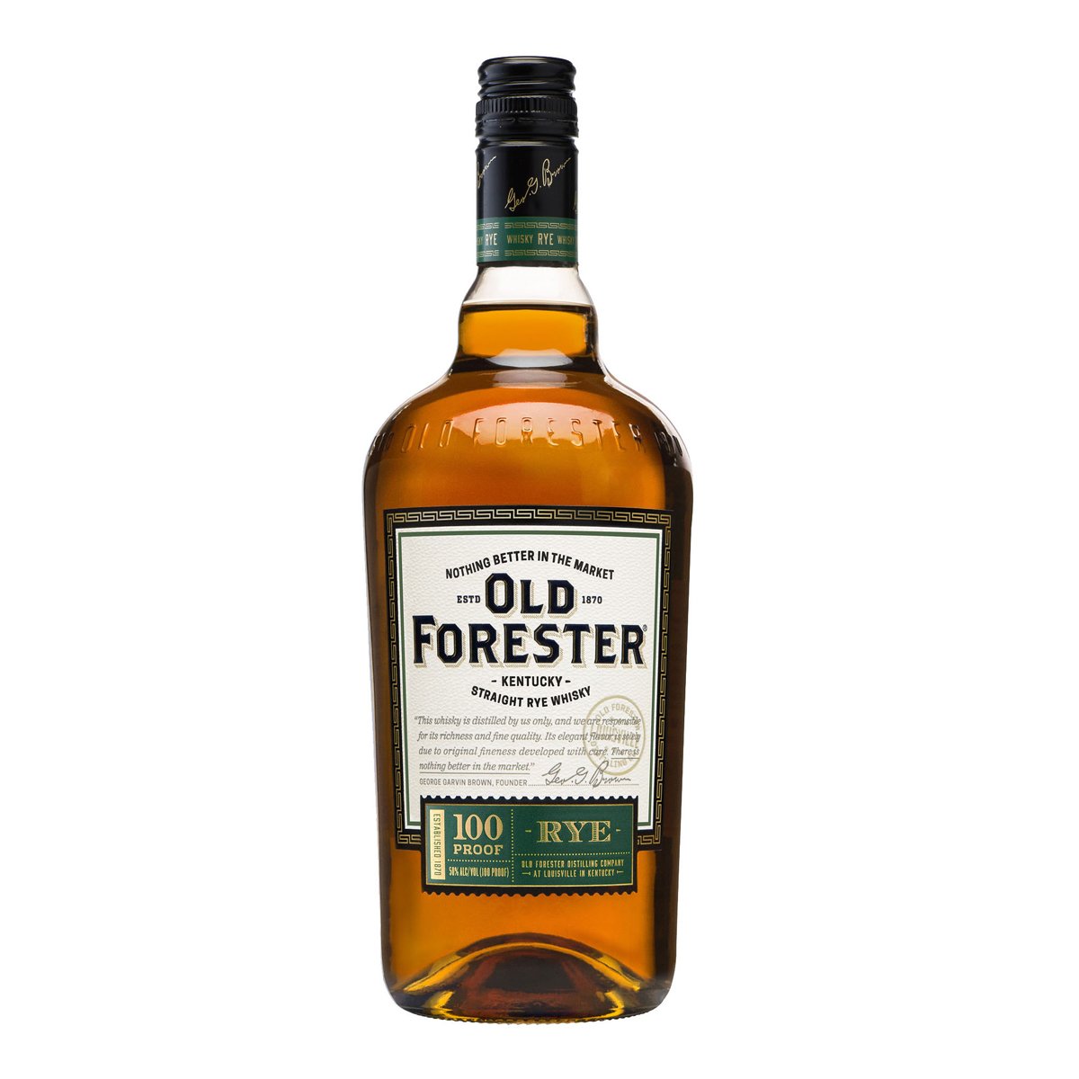 Old Forester RYE 100 Proof From The Greene Grape – greenegrapewine