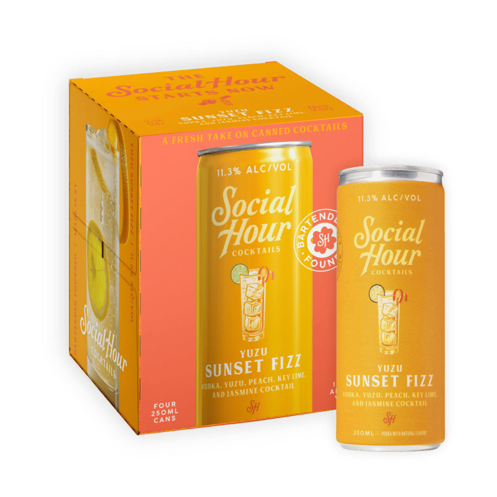 Social Hour Yuzu Sunset Fizz