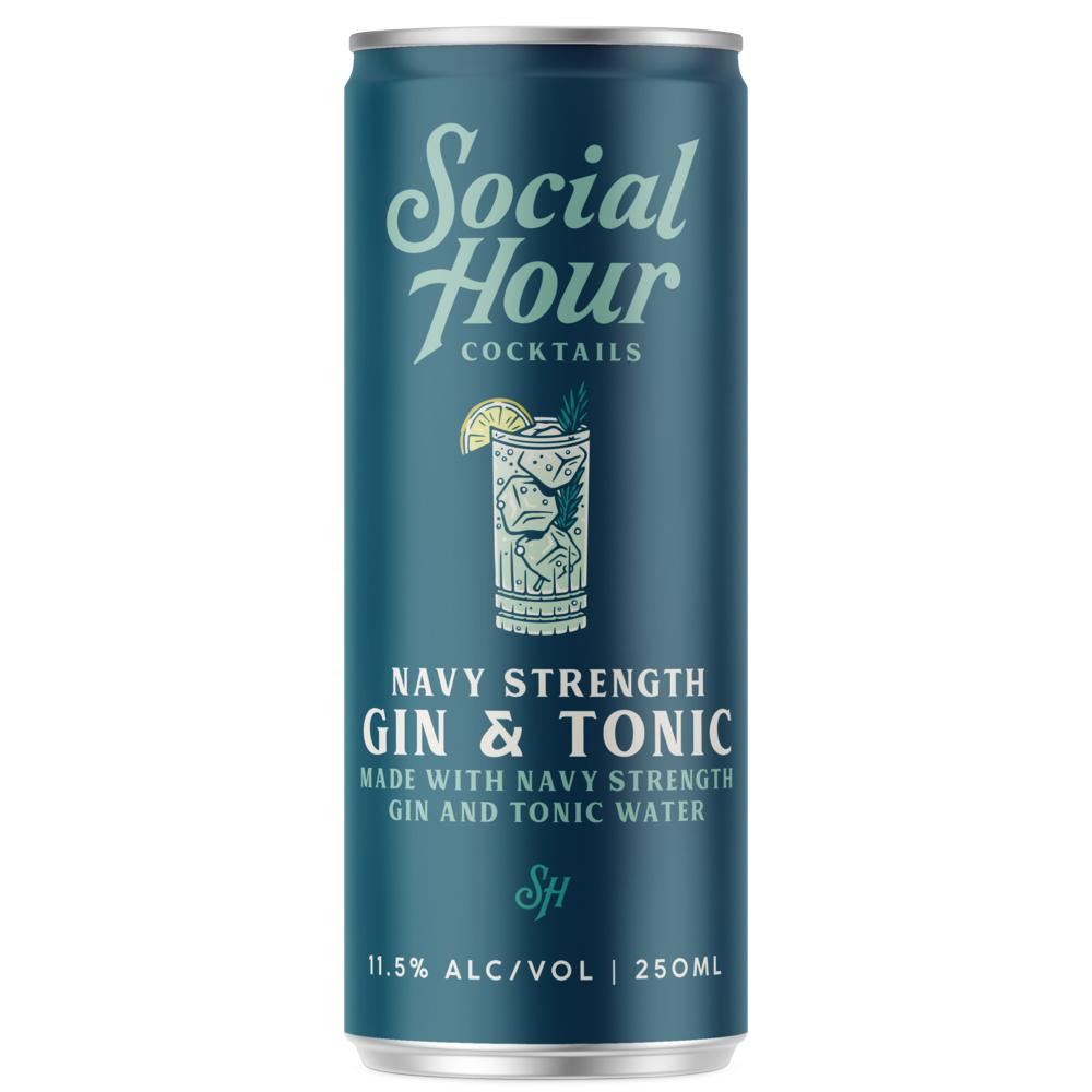 Social Hour Navy Strength Gin and Tonic