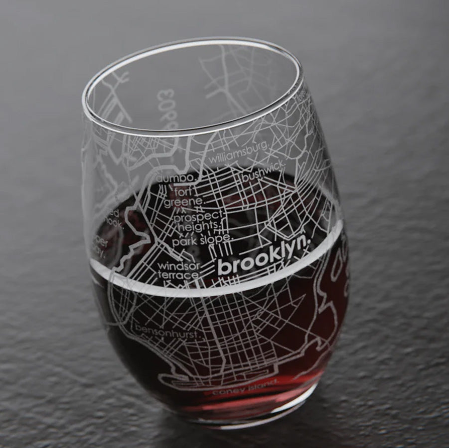 Stemless Wine Glass - Iridescent - Awesome Brooklyn